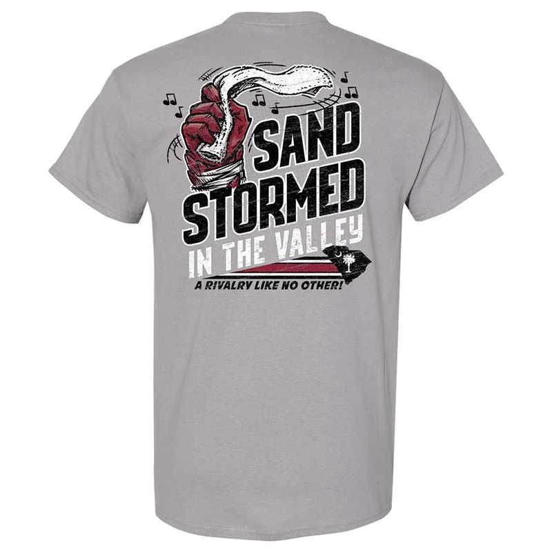 Metallic T-Shirts2024 USC Palmetto Bowl Sandstormed Short Sleeve T-Shirt