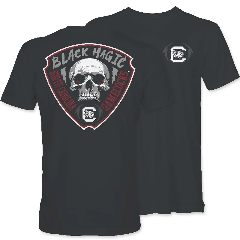 Cropped T-ShirtsBlack Magic Skull USC