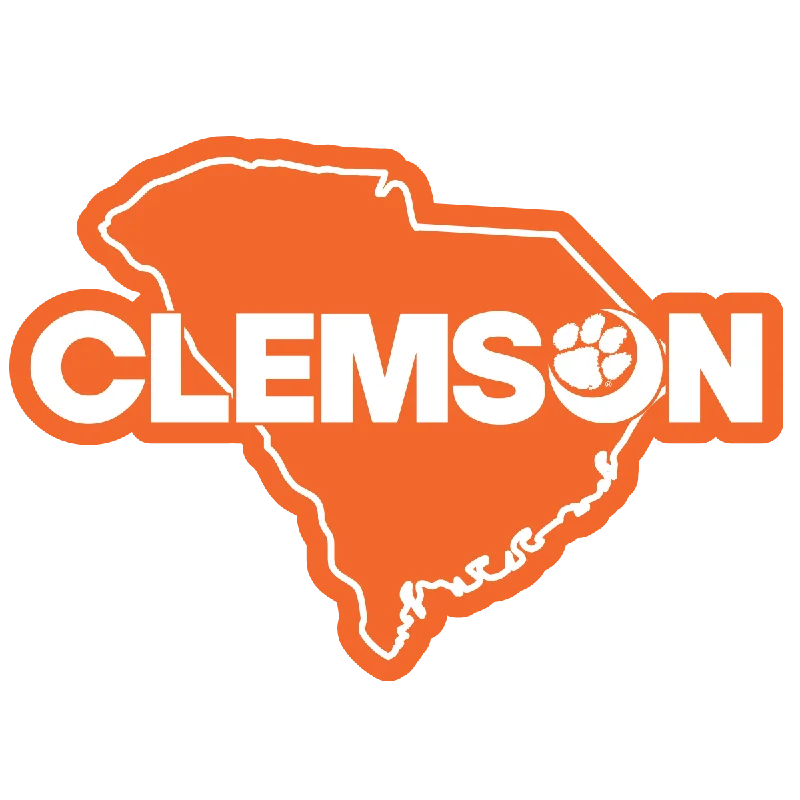 Hunting T-ShirtsCLE Clemson Text Moon Decal