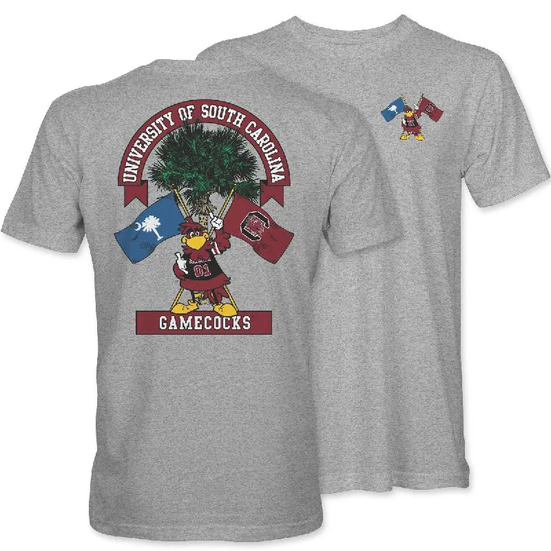 Relaxed Fit T-ShirtsCocky Crossed Flags USC