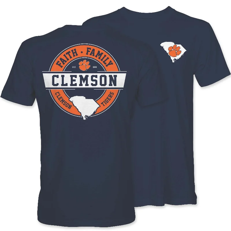 Printed T-ShirtsFaith Family Clemson