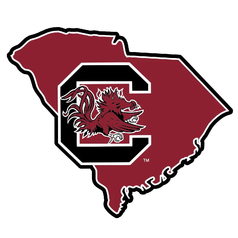 Striped T-ShirtsGamecock Logo State Decal