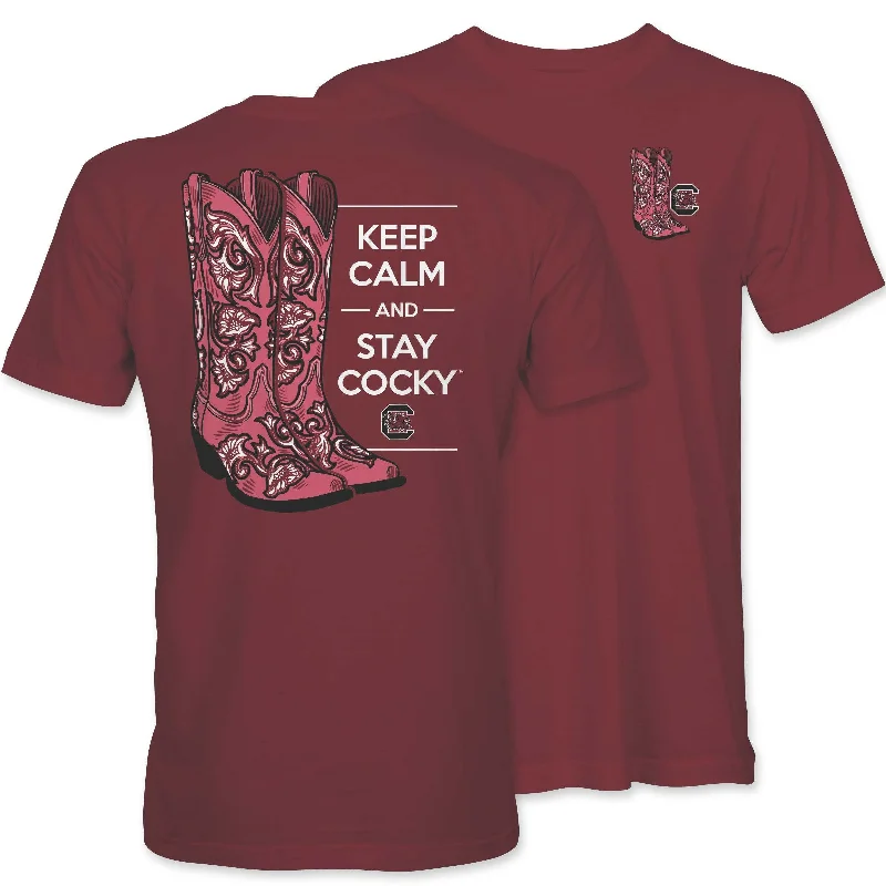 Cotton T-ShirtsKeep Calm Boots USC