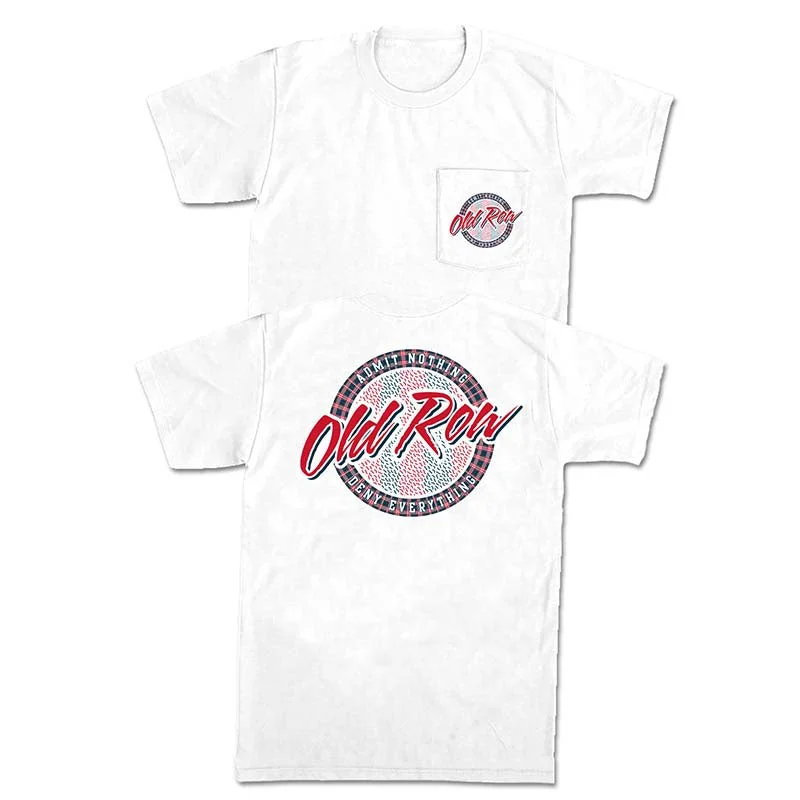 Branded T-ShirtsCircle Logo Holiday Short Sleeve T-Shirt in White