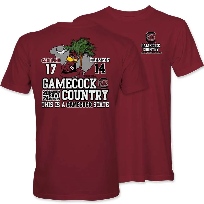 Tie-Dye T-Shirts2024 USC Palmetto Bowl Gamecock Country Short Sleeve T-Shirt