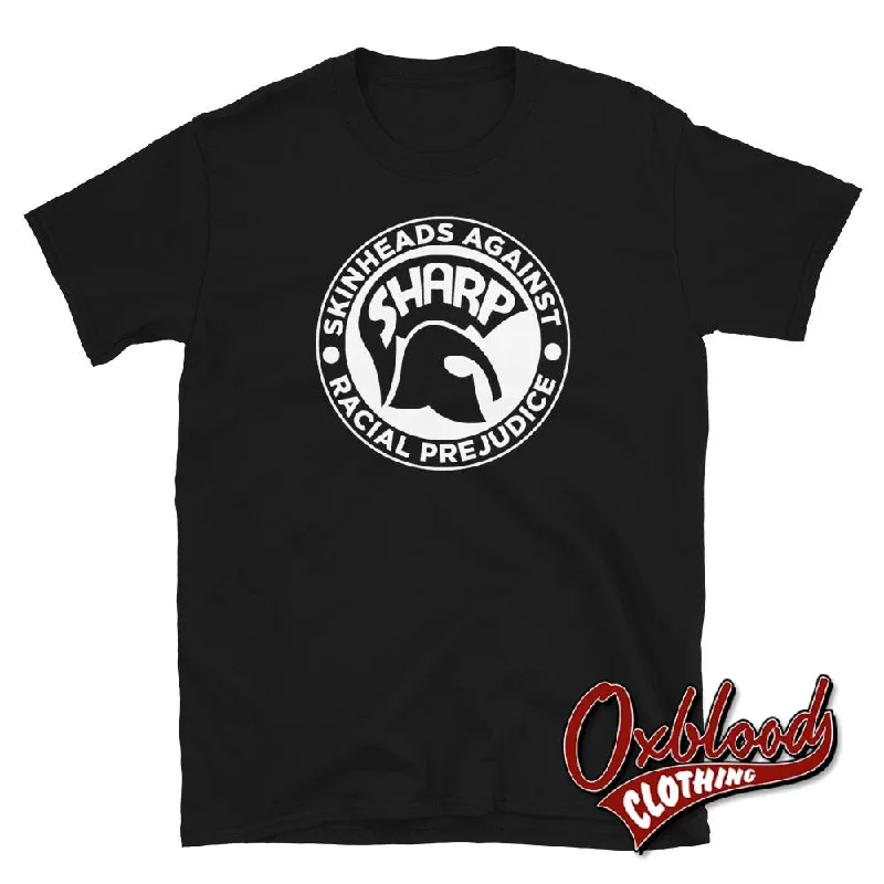 Ruffled T-ShirtsSHARP Skinheads Against Racial Prejudice T-Shirt - S.H.A.R.P. Apparel