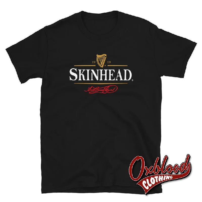 Recycled Fabric T-ShirtsSkinhead 1969 - Anti-Social Cunt (Irish Stout) T-Shirt