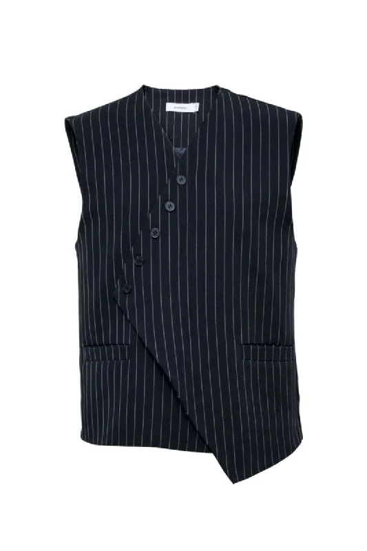 VIVIEN TAILORED BLACK WAISTCOAT