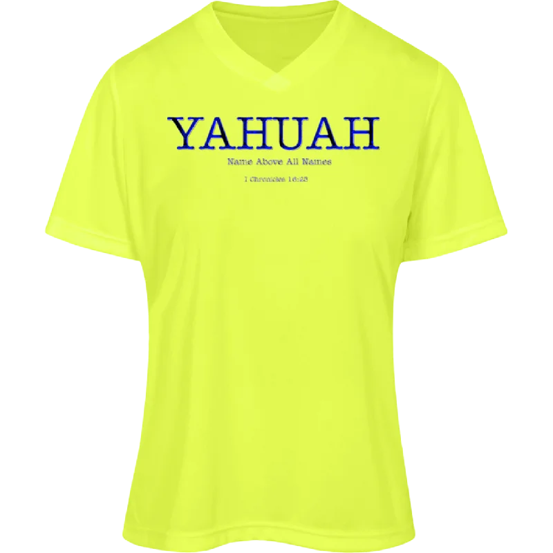 Collaborative T-ShirtsYahuah-Name Above All Names 01-01 Designer Team 365 Ladies Zone V-neck T-shirt